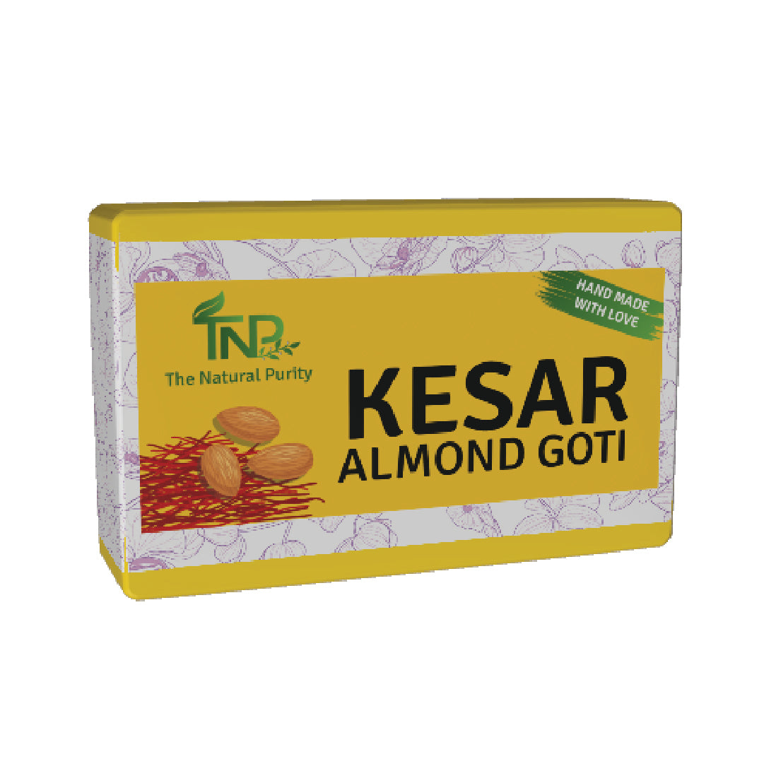 Kesar Almond Goti | Instant Glow Face Soap (25g) | for Men and Woman