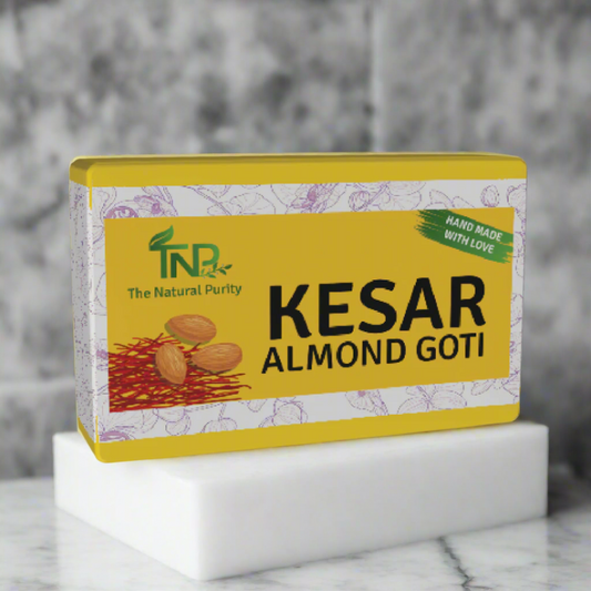 Kesar Almond Goti | Instant Glow Face Soap (25g) | for Men and Woman