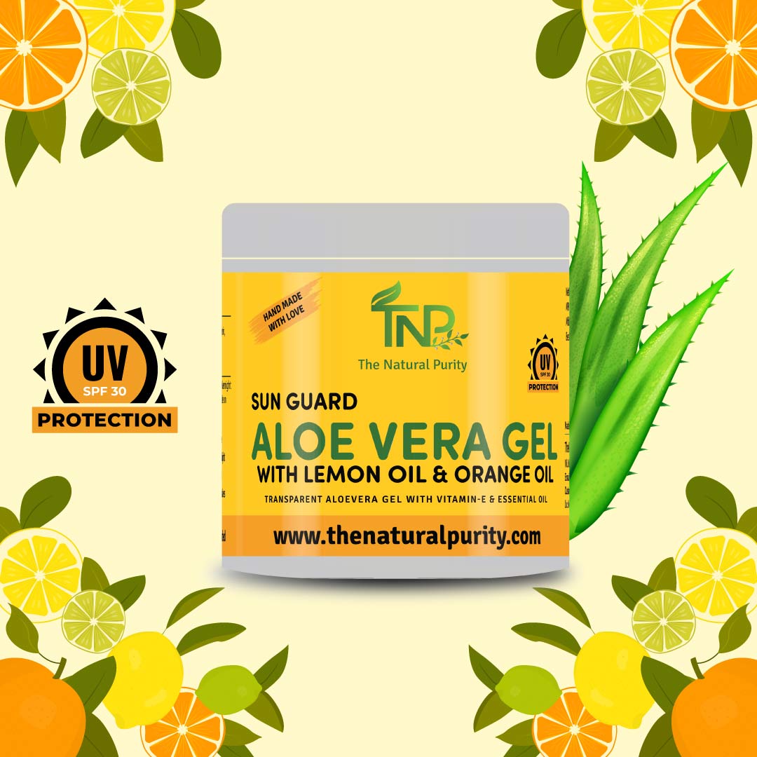 Sun Guard Aloe Vera Gel with Lemon Peel Oil And Orange Peel Oil | 100GM