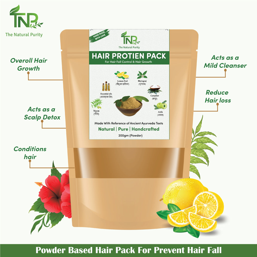 Powder-Based Hair Protein Pack For Hair Growth & Prevent Hair Fall | 200gm