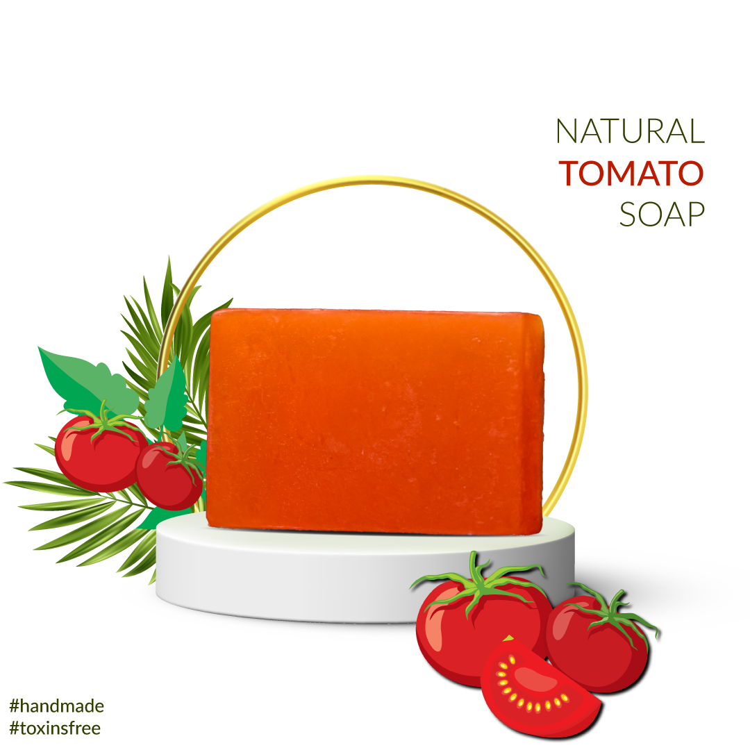 Natural Fresh Pulp soaps Combo | Lemon | Orange | Papaya | Tomato | Handmade | Organic