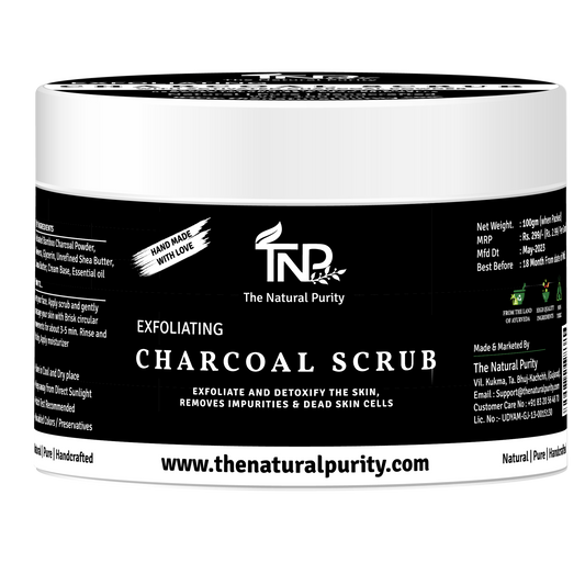 Activated Charcoal Scrub For Exfoliation, Oil Control & Deep Cleansing