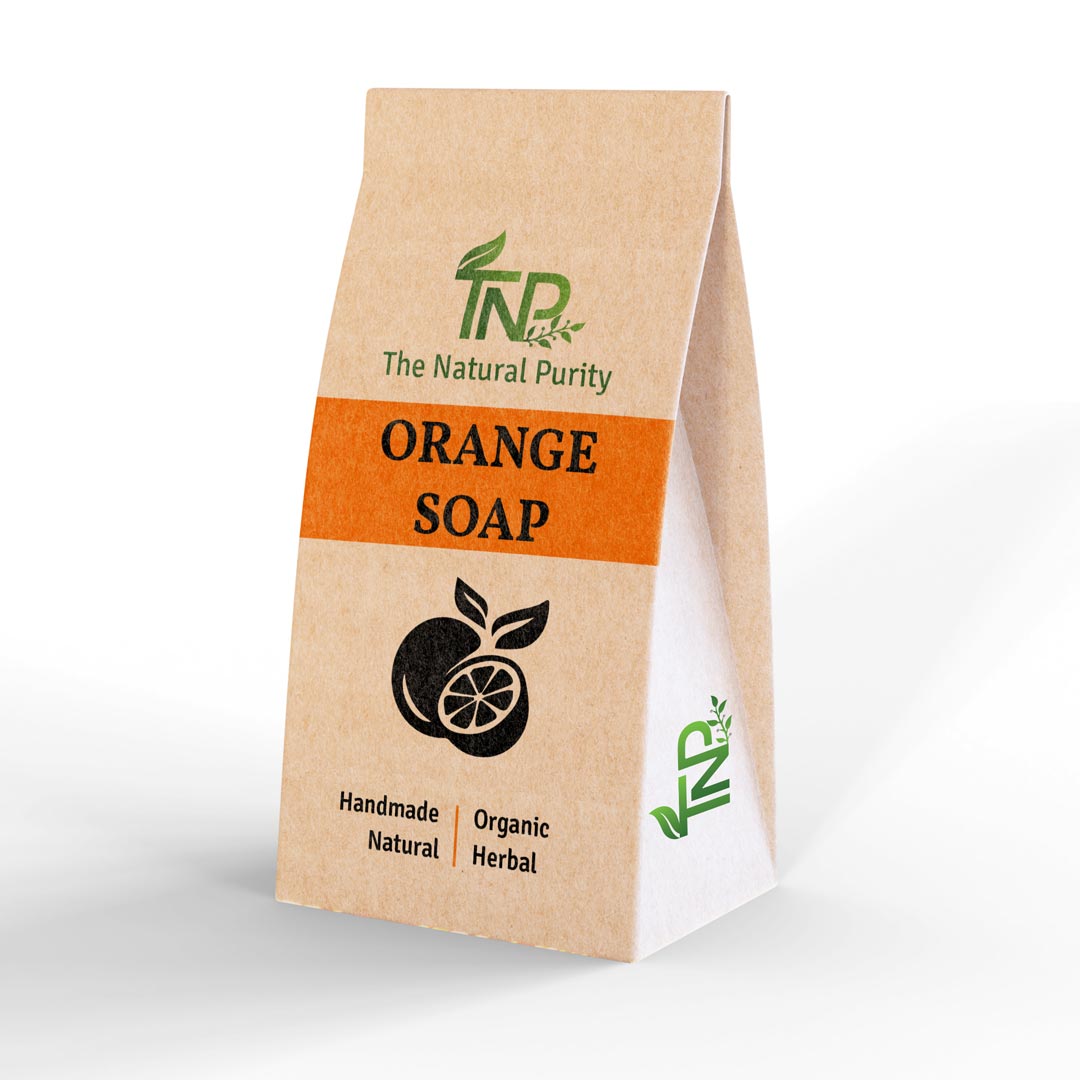 Natural Orange Soap With Fresh Orange Pulp | Handmade | Organic Soap | 100gm