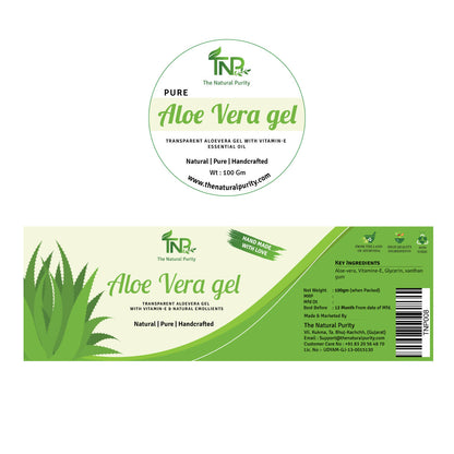 Aloe Vera Gel | NO added Color | NO Fragrance | 100gm