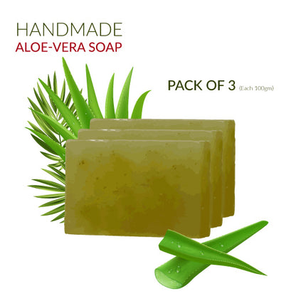Natural Aloe Vera Soap | Handmade| Organic Soap | 100gm