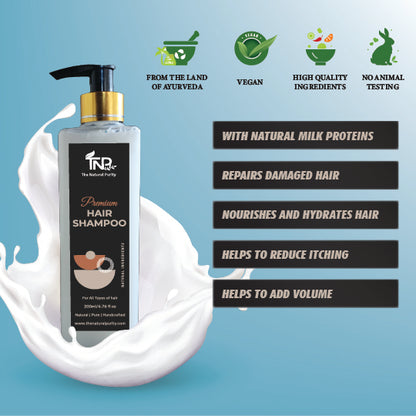 Milk Proteins Hair Shampoo | Intense Repair | 200ML