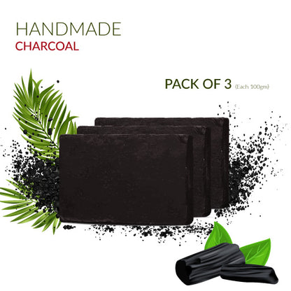 Activated Charcoal Soap | Homemade | Deep Cleansing Organic Soap | 100gm