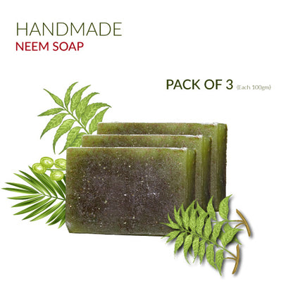 Natural Neem Soap | Handmade | Organic Soap | 100gm