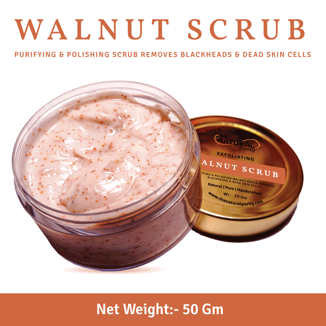 Walnut Scrub | Purifying & Polishing Scrub | Removes Blackheads & Dead skin cells