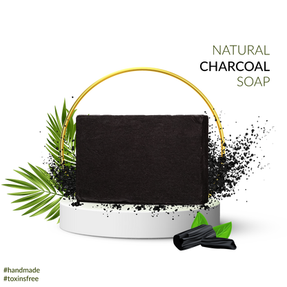 Activated Charcoal Soap | Homemade | Deep Cleansing Organic Soap | 100gm