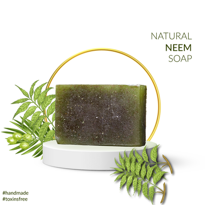 Natural Neem Soap | Handmade | Organic Soap | 100gm