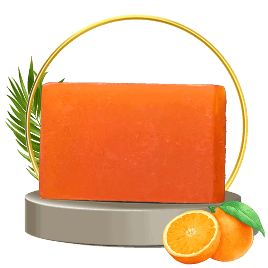 Natural Orange Soap With Fresh Orange Pulp | Handmade | Organic Soap | 100gm