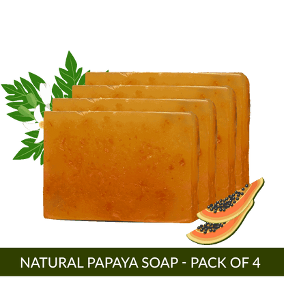 Natural Papaya Soap With Fresh Papaya Pulp | HandMade | Organic Soap | 100gm